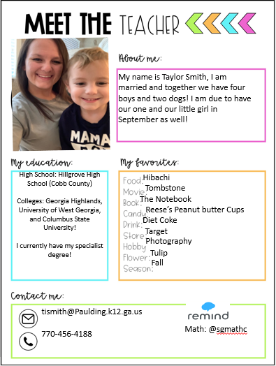 Meet the Teacher 